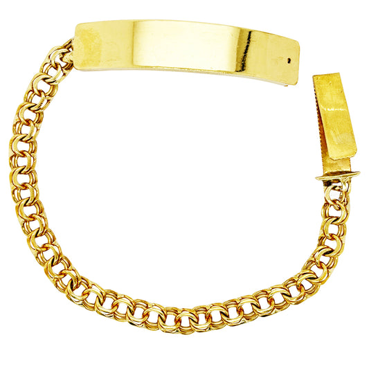 CHINO BRACELET WITH PLAIN PLATE 22.10 GM