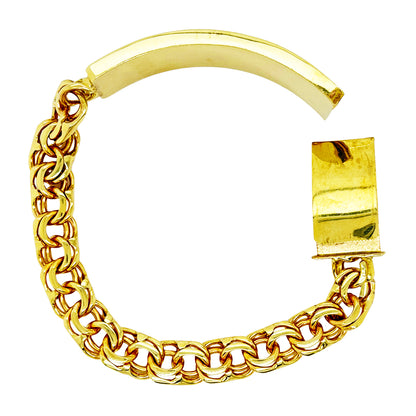 CHINO BRACELET WITH PLAIN PLATE ED000045