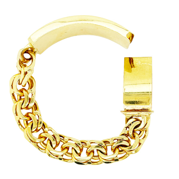 CHINO BRACELET WITH PLAIN PLATE ED00079