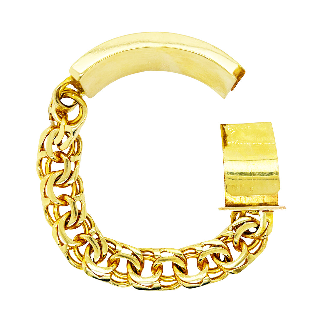 CHINO BRACELET WITH PLAIN PLATE 96.00 GM