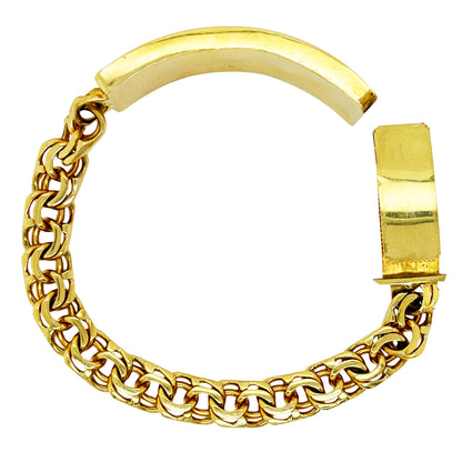 CHINO BRACELET WITH PLAIN PLATE ED004930