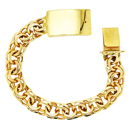 CHINO BRACELET WITH PLAIN PLATE 55.30 GM