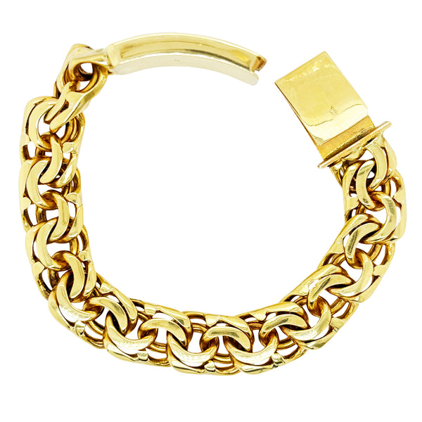 CHINO BRACELET WITH TIGHT LINK AND PLAIN PLATE ED006760