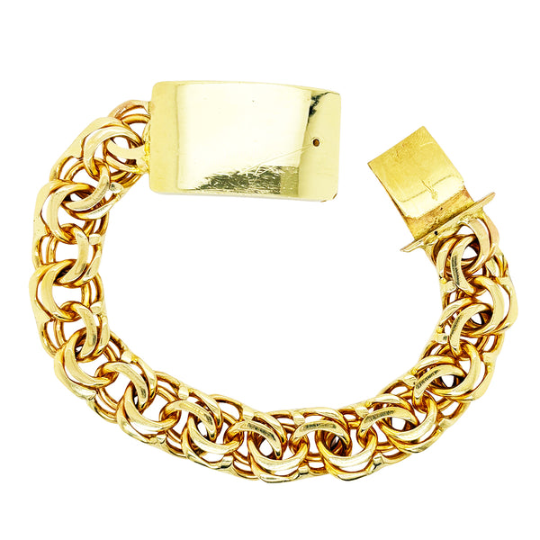 CHINO BRACELET WITH PLAIN PLATE ED005260