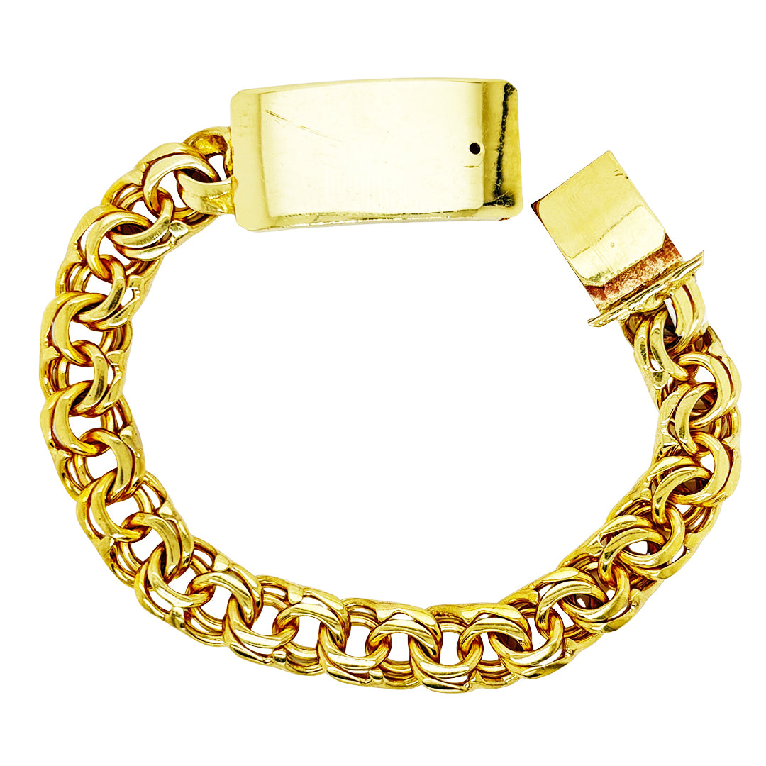 CHINO BRACELET WITH PLAIN PLATE 28.20 GM