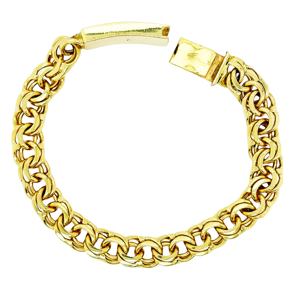 CHINO BRACELET WITH PLAIN PLATE ED01960