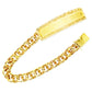 CHINO LINK BRACELET WITH GREEK KEY BORDER ON PLATE 47.20 GM