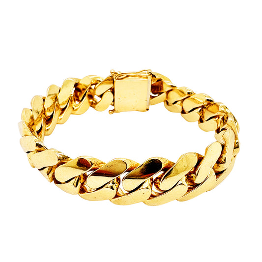 SOLID MIAMI CUBAN BRACELET 130.00 GM