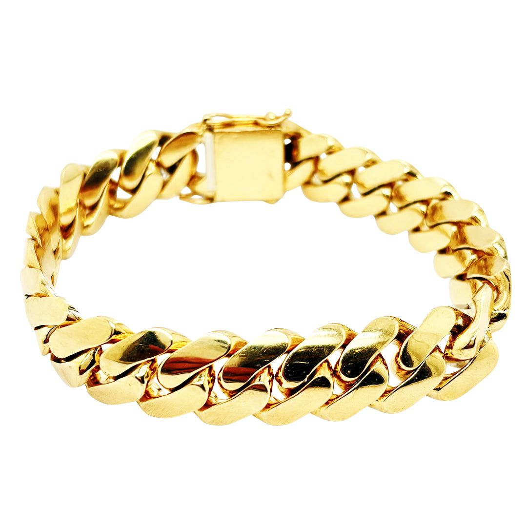 SOLID MIAMI CUBAN BRACELET 88.90 GM