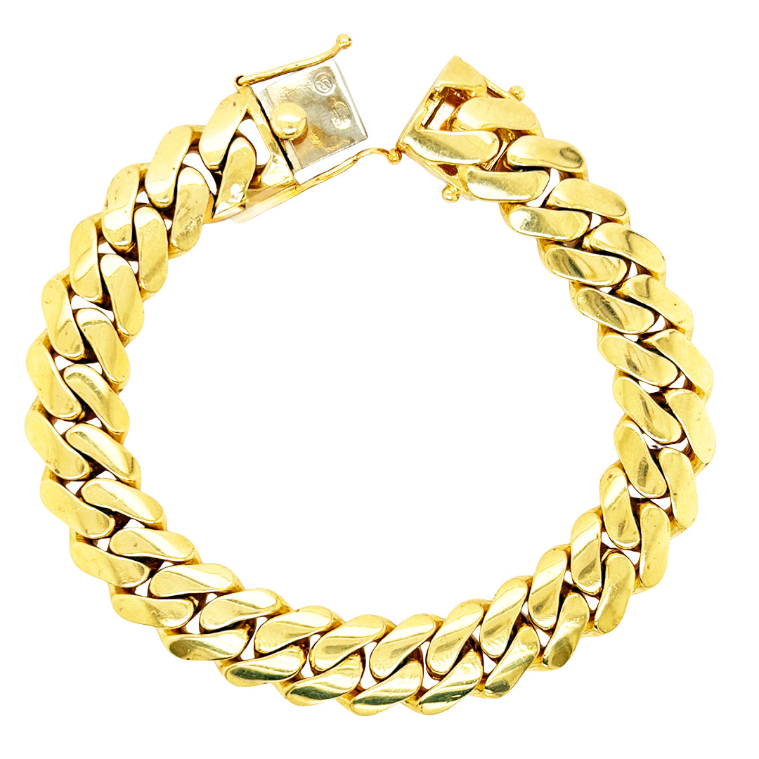 SOLID MIAMI CUBAN BRACELET 77.00 GM