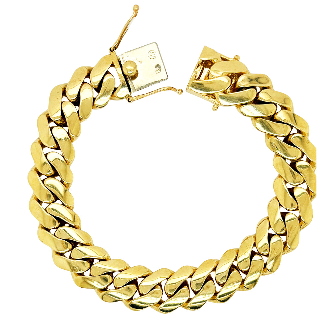SOLID MIAMI CUBAN BRACELET 86.70 GM
