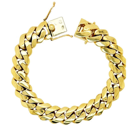 SOLID MIAMI CUBAN BRACELET 86.70 GM
