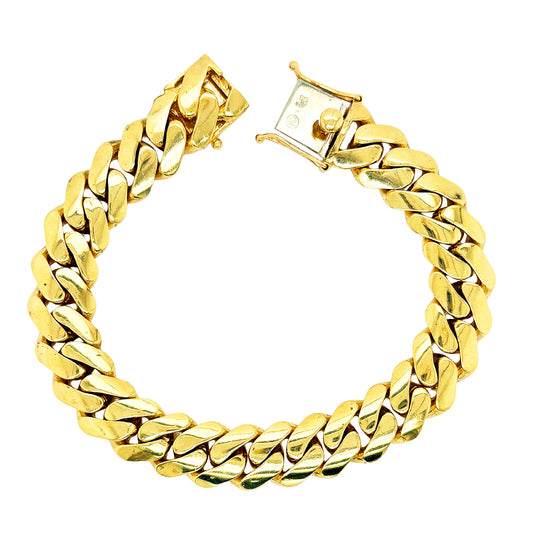 SOLID MIAMI CUBAN BRACELET 76.10 GM