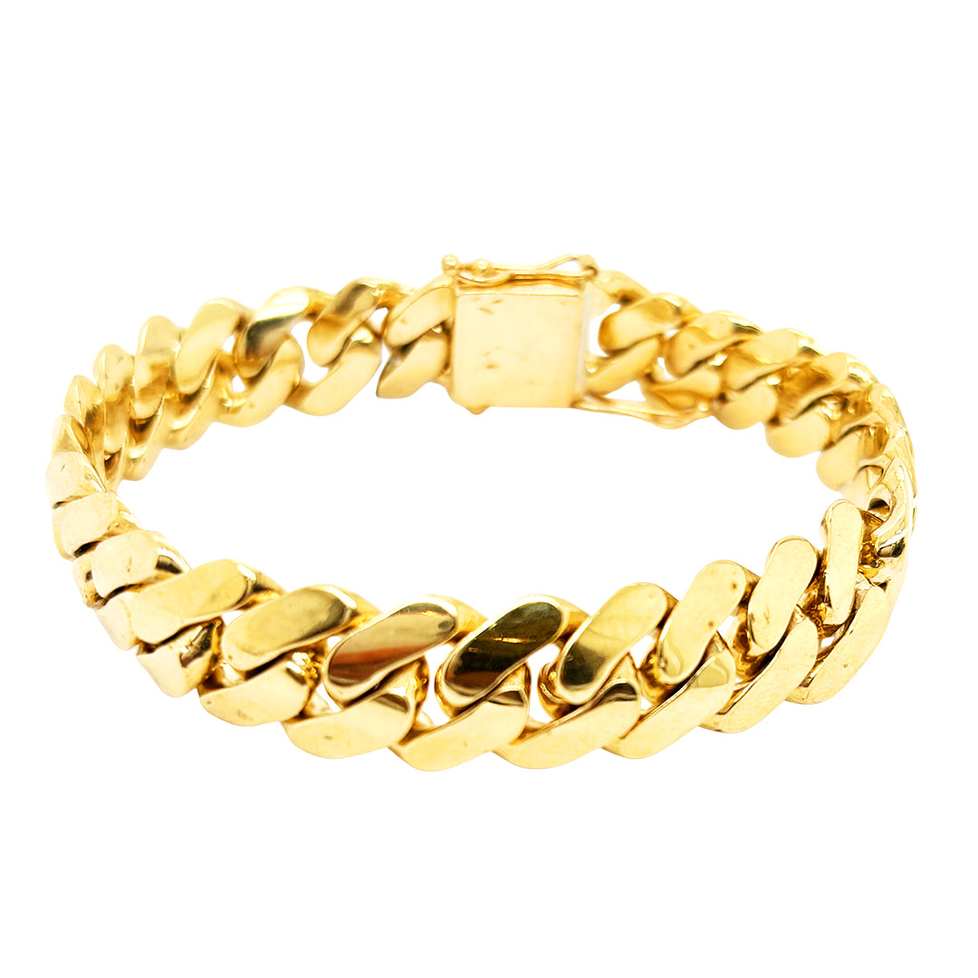 SOLID MIAMI CUBAN BRACELET 76.10 GM