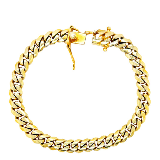 SOLID MIAMI CUBAN BRACELET 46.50 GM