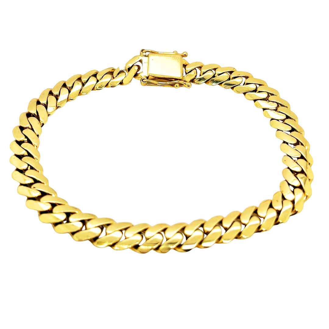 SOLID MIAMI CUBAN BRACELET 29.70 GM