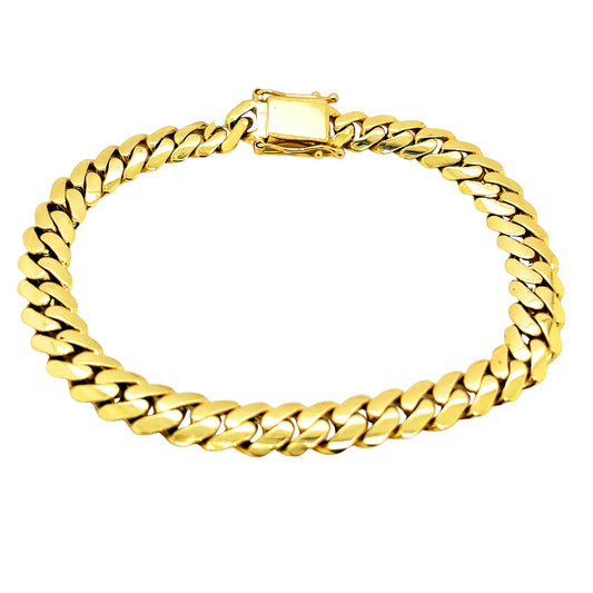 SOLID MIAMI CUBAN BRACELET 29.70 GM