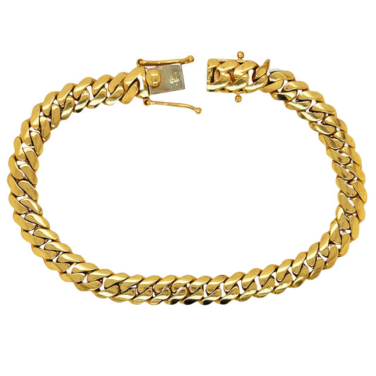 SOLID MIAMI CUBAN BRACELET 21.50 GM