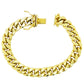 SEMI SOLID MIAMI CUBAN BRACELET 15.10 GM