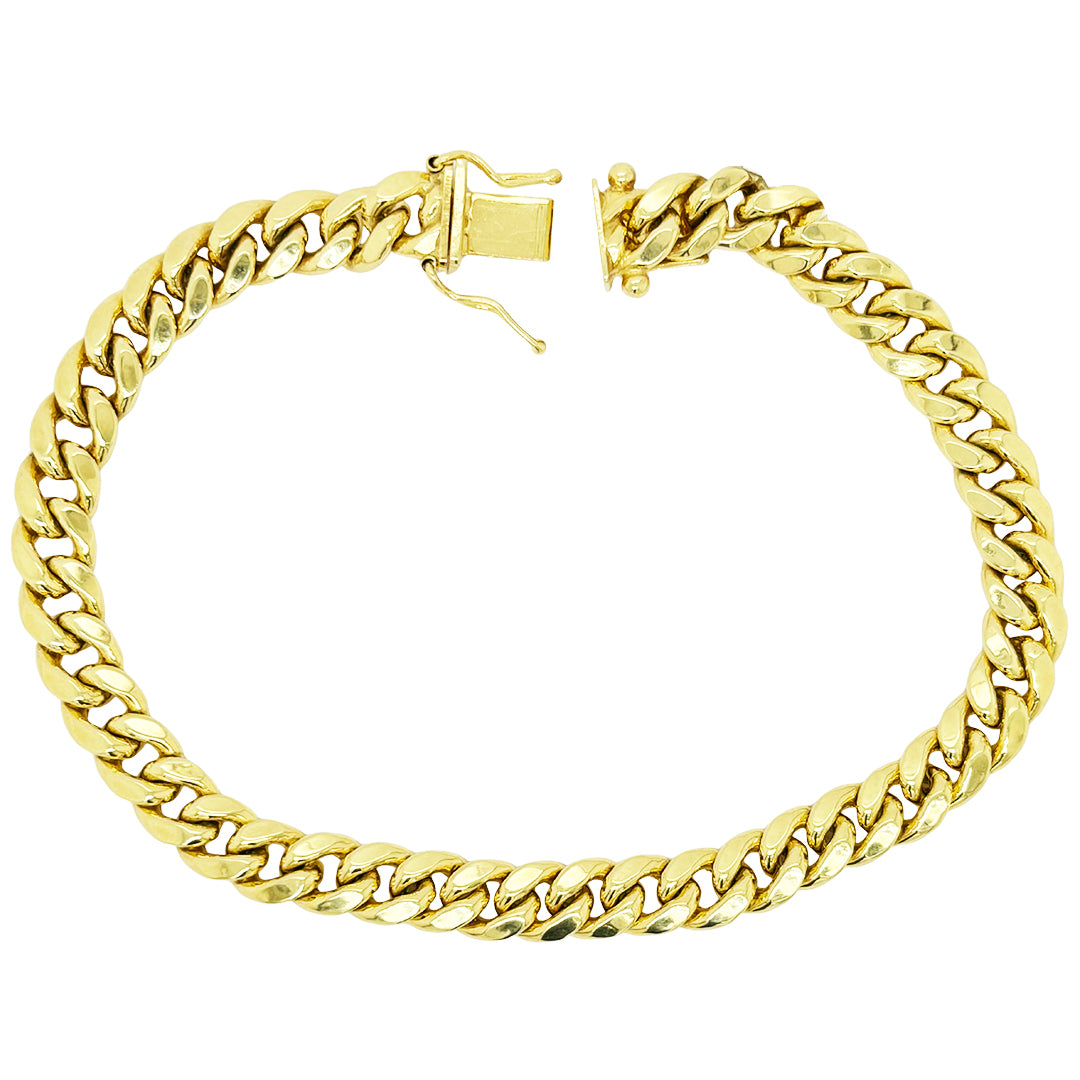SEMI SOLID MIAMI CUBAN BRACELET 11.40 GM