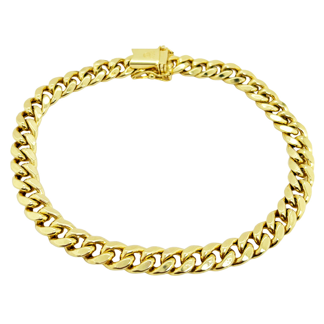 SEMI SOLID MIAMI CUBAN BRACELET 11.40 GM