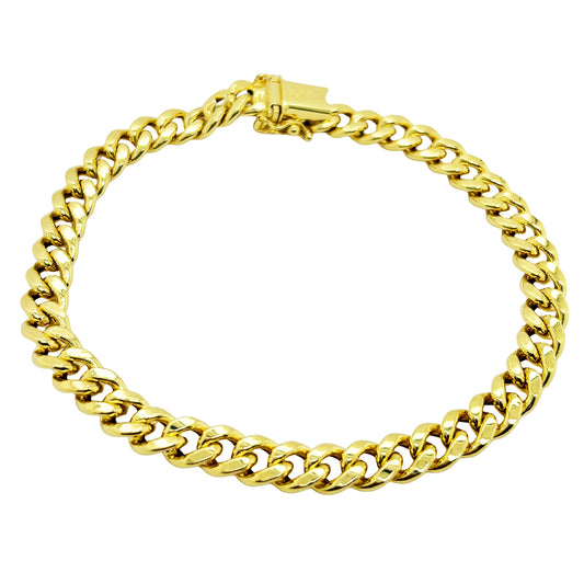 SEMI SOLID MIAMI CUBAN BRACELET 7.90 GM