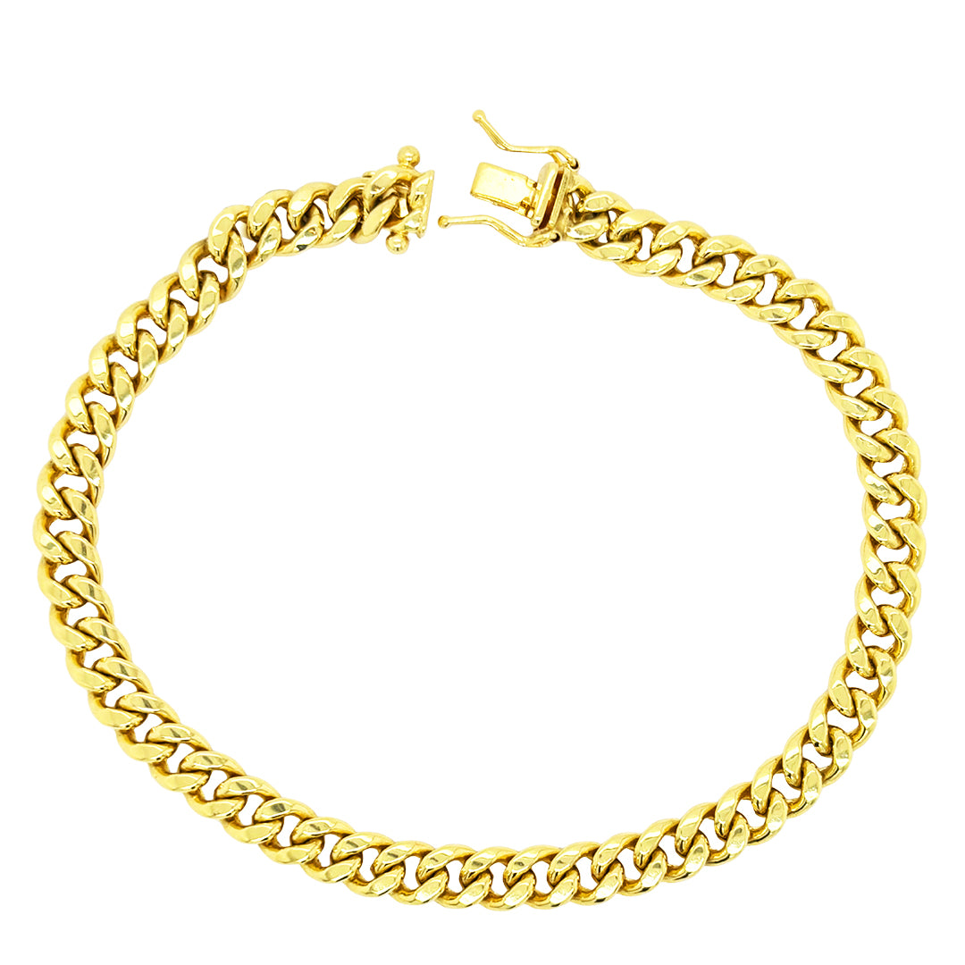 SEMI SOLID MIAMI CUBAN BRACELET 9.70 GM