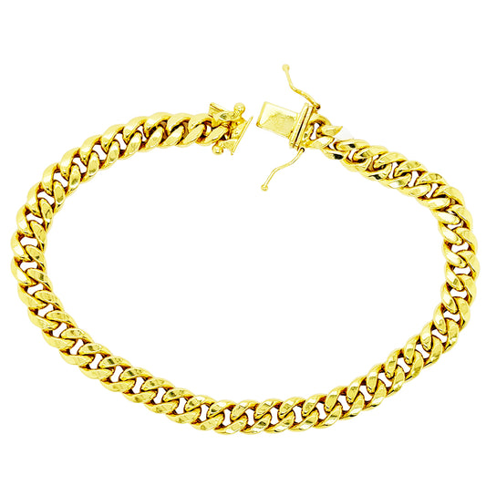 SEMI SOLID MIAMI CUBAN BRACELET 8.30 GM