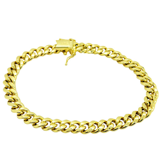 SEMI SOLID MIAMI CUBAN BRACELET 8.30 GM