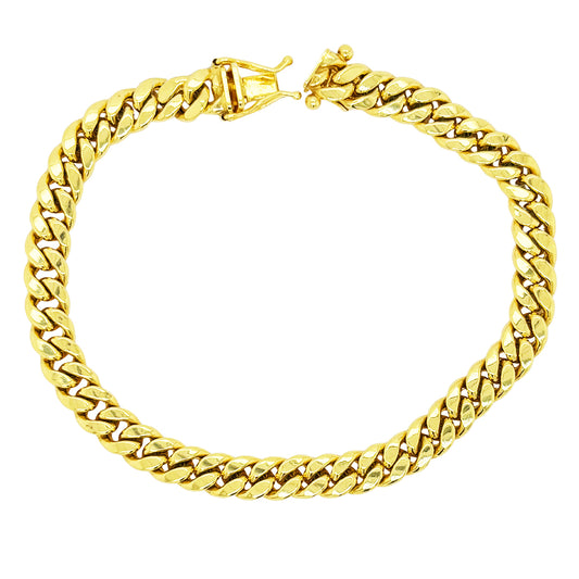 SEMI SOLID MIAMI CUBAN BRACELET 9.00 GM
