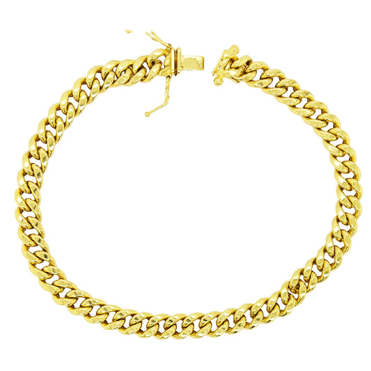 SEMI SOLID MIAMI CUBAN BRACELET 6.10 GM
