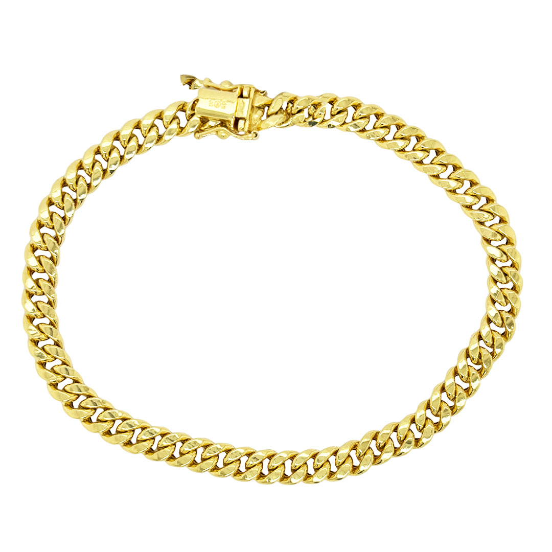 SEMI SOLID MIAMI CUBAN BRACELET  ED000610