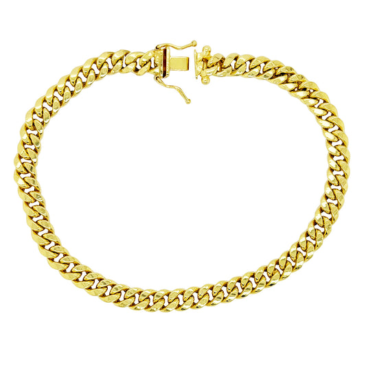 SEMI SOLID MIAMI CUBAN BRACELET 5.80 GM