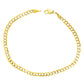 SOLID CUBAN BRACELET WITH RHODIUM DIAMOND CUTS ED00003