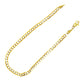 SOLID CUBAN BRACELET WITH RHODIUM DIAMOND CUTS ED00003