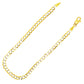 SOLID CUBAN BRACELET WITH RHODIUM DIAMOND CUTS ED00270