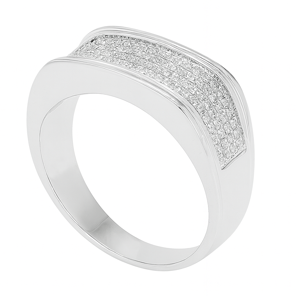 10KW 0.35CTW DIAMOND MENS RING