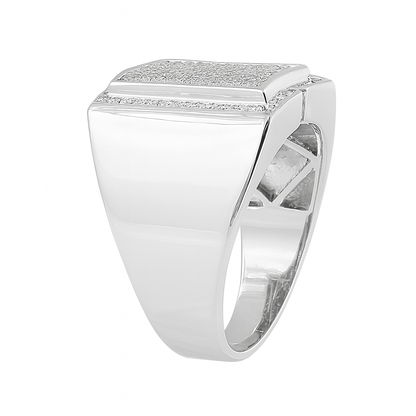 10KW 0.40CTW DIAMOND FANCY MENS RING