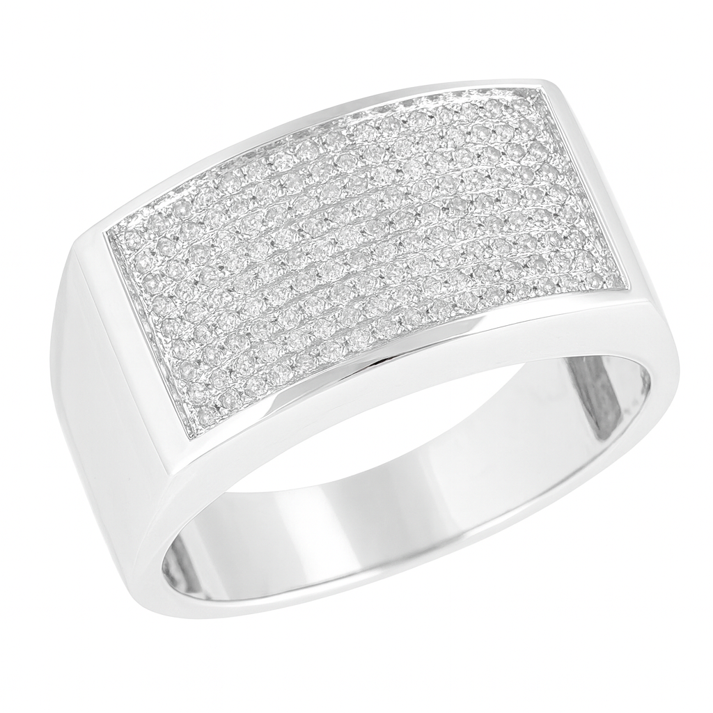 10KW 0.50CTW FANCY DIAMOND MENS RING