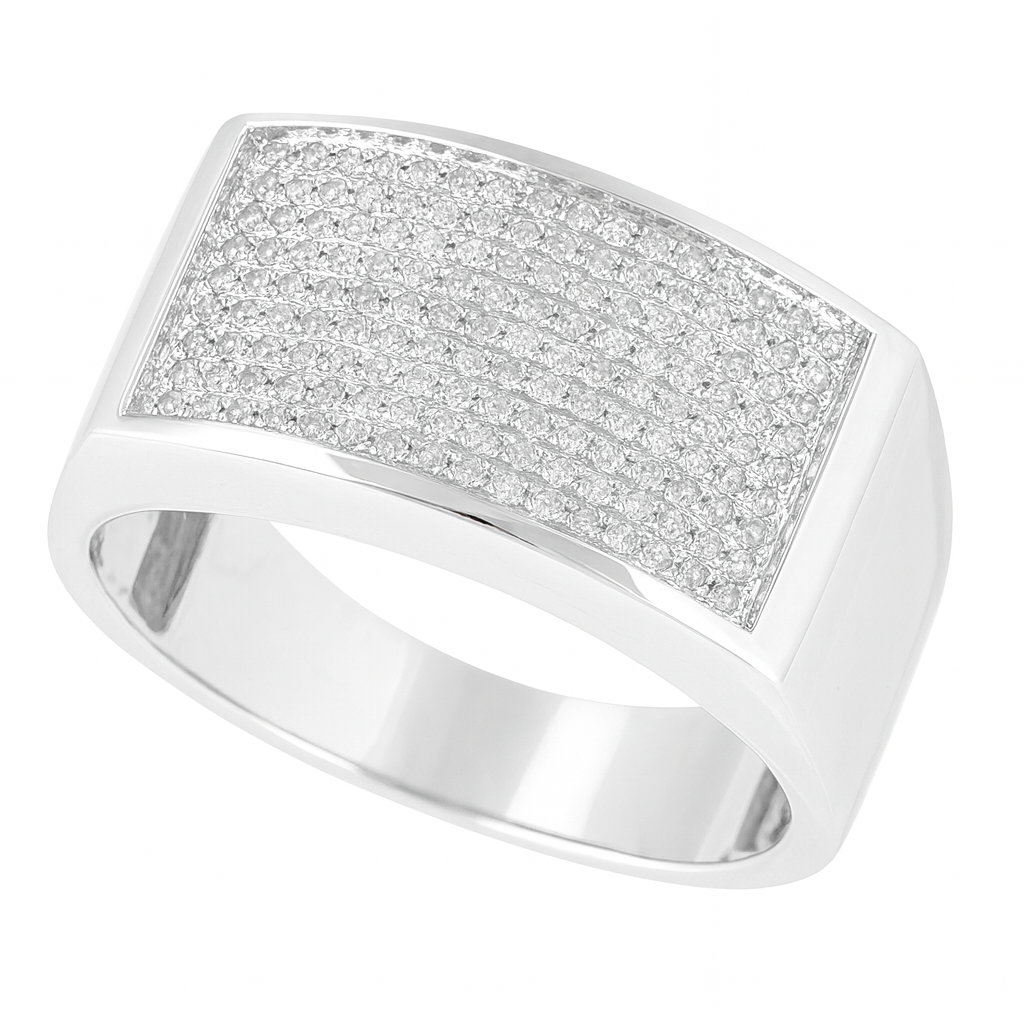 10KW 0.50CTW FANCY DIAMOND MENS RING
