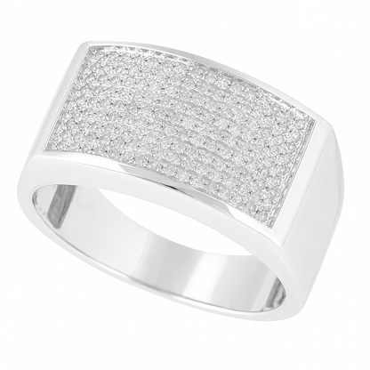 10KW 0.50CTW FANCY DIAMOND MENS RING