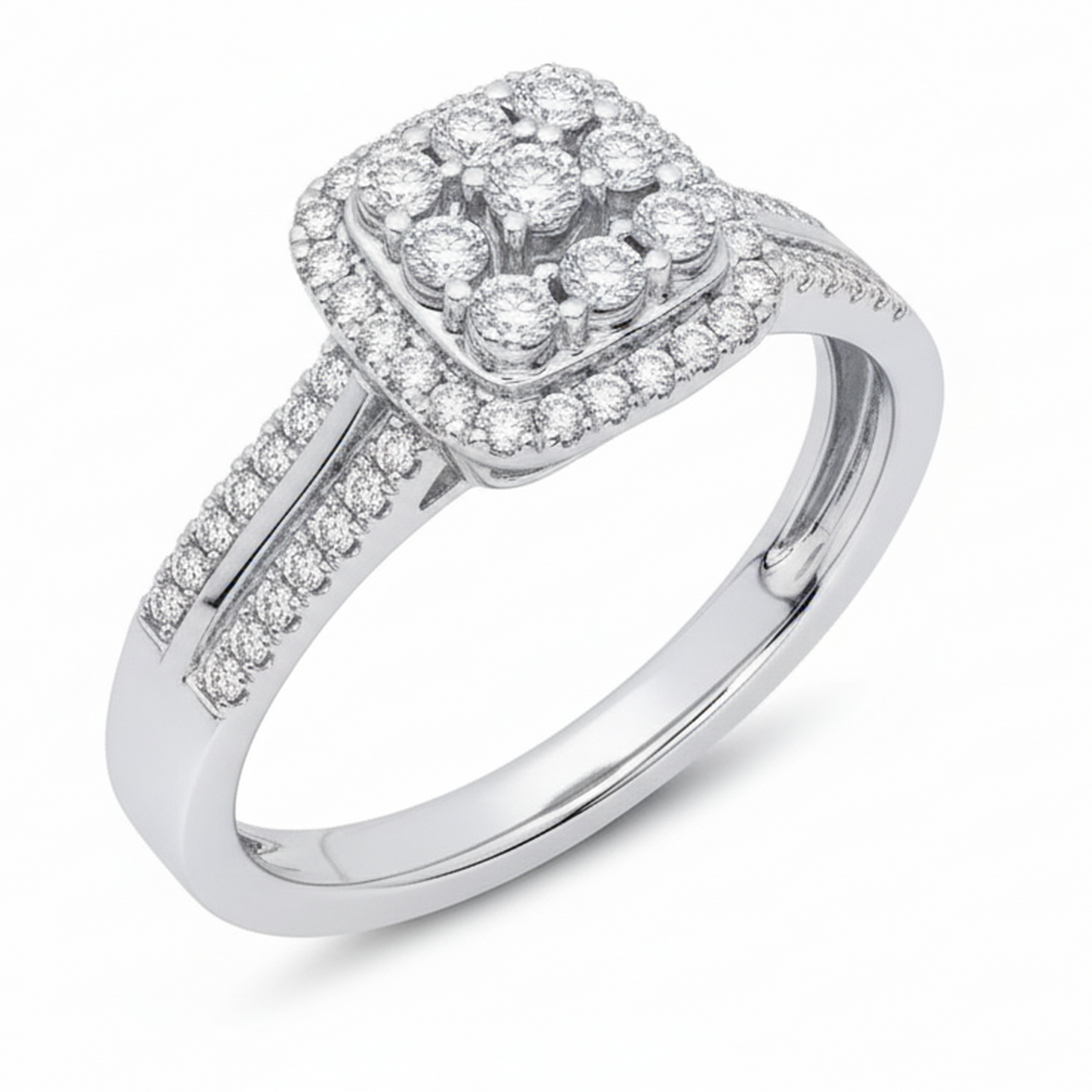 10K 0.17CT DIAMOND RING