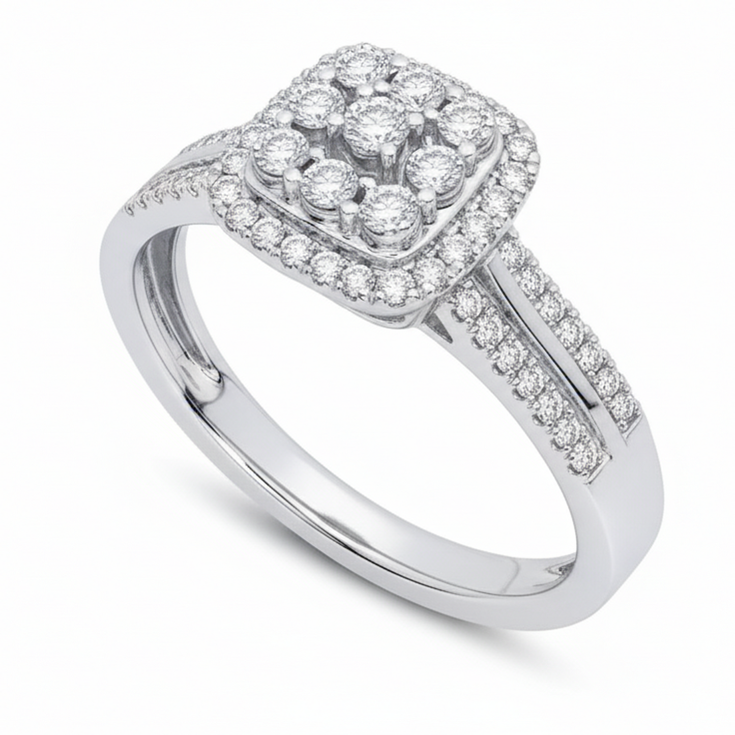 10K 0.17CT DIAMOND RING