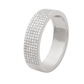 14KW 0.50CTW MICROPAVE 6MM DIAMOND BAND