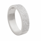 14KW 0.50CTW MICROPAVE 6MM DIAMOND BAND