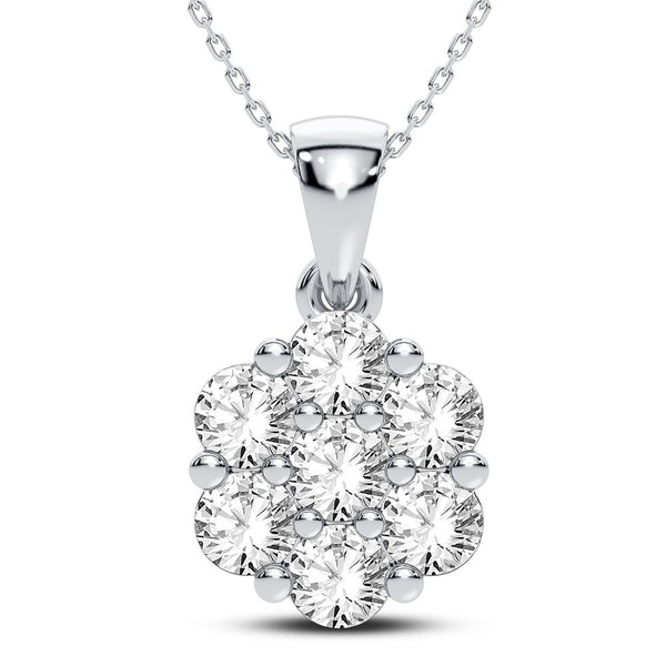 14K 0.50CT Certified Lab Grown Diamond Pendant