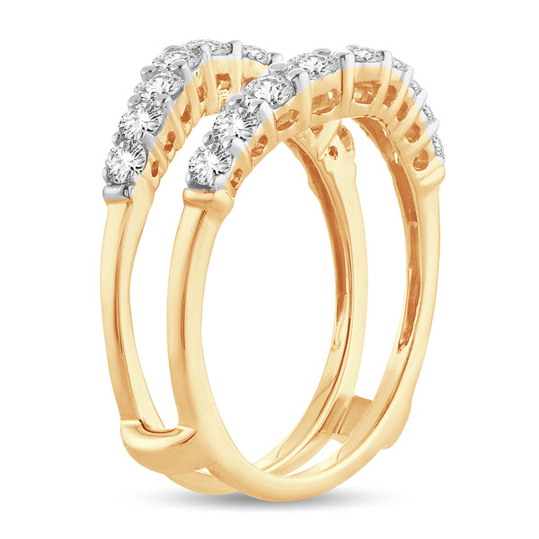 14K 1.00CT Diamond RING GUARD