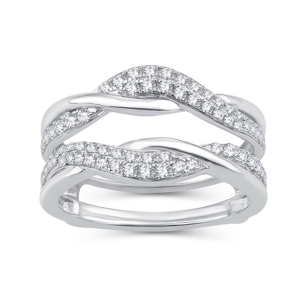 14K 0.50CT Diamond RING GUARD