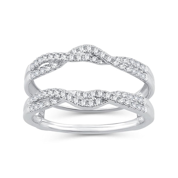 14K 0.33CT Diamond RING GUARD