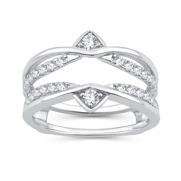 14K 0.50CT Diamond RING GUARD